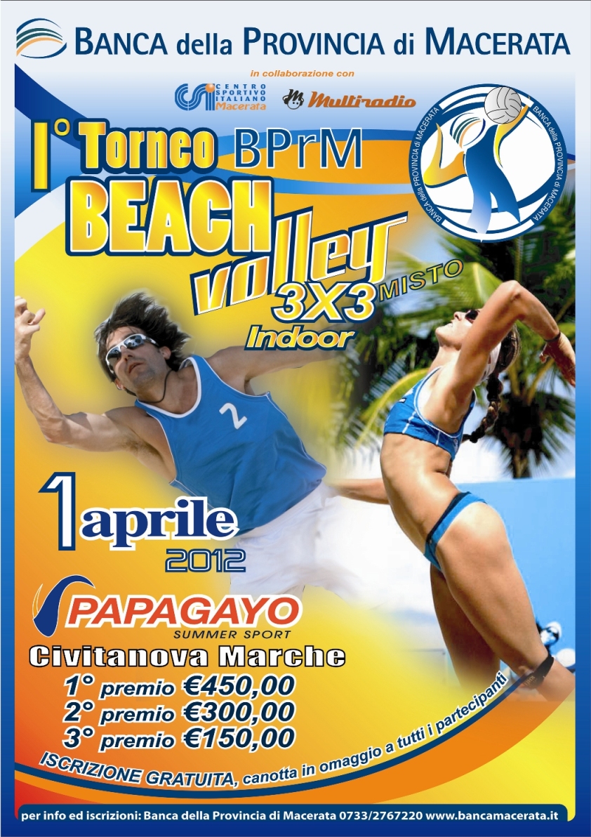 I Torneo Beach Volley Indoor “Banca della Provincia di Macerata” | Banca Macerata 2