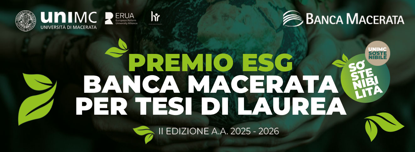Al via la II edizione del "Premio ESG Banca Macerata" in collaborazione con UniMc | Banca Macerata 1